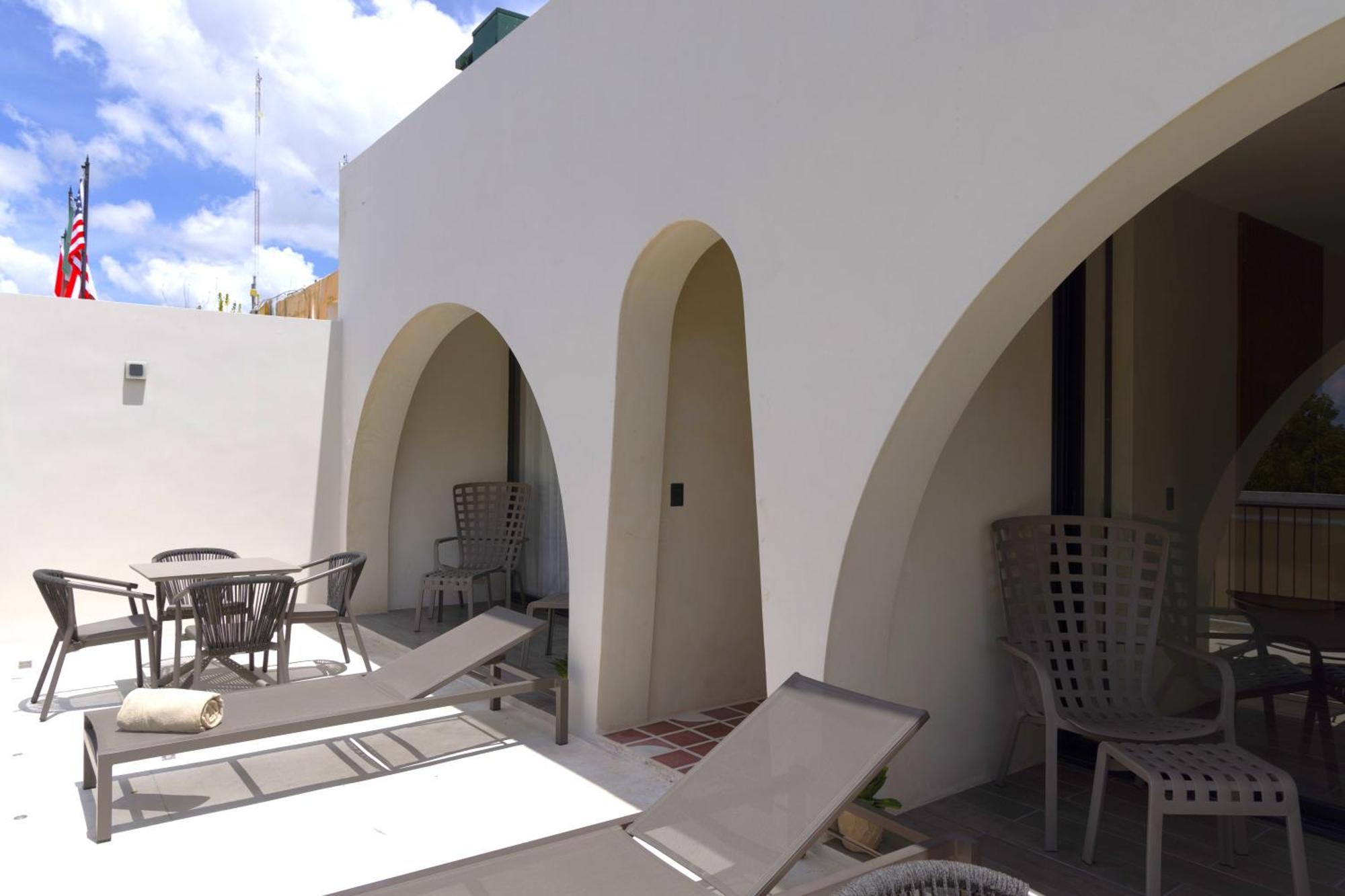 Meson Santa Lucia Hotel Mérida Buitenkant foto