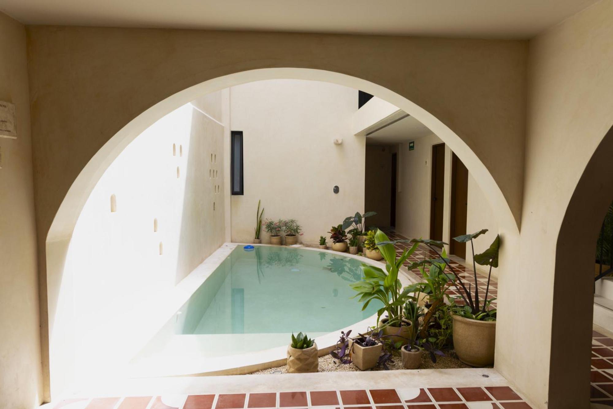 Meson Santa Lucia Hotel Mérida Buitenkant foto